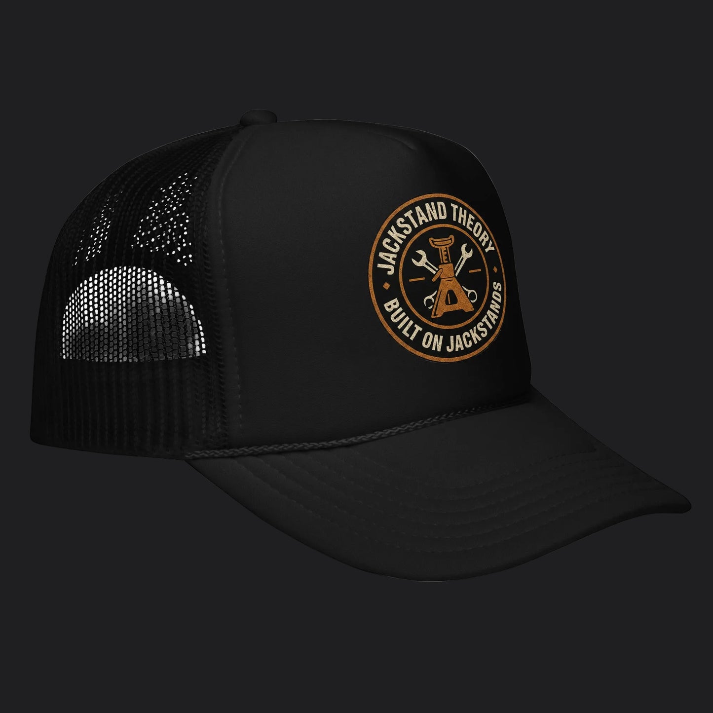 Jackstand Theory Logo Foam trucker hat - Jackstand Theory