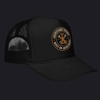 Jackstand Theory Logo Foam trucker hat - Jackstand Theory