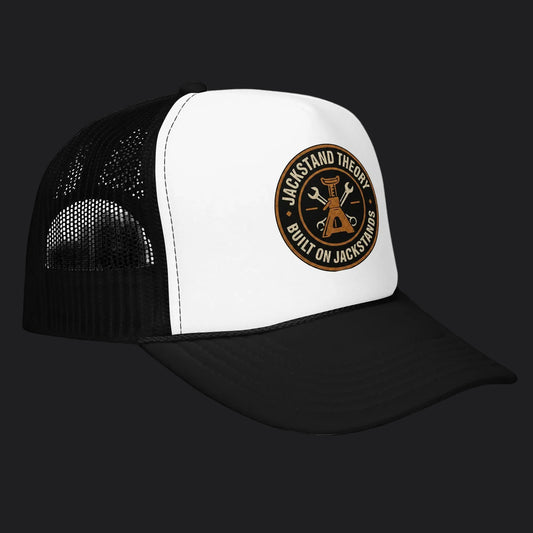 Jackstand Theory Logo Foam trucker hat - Jackstand Theory