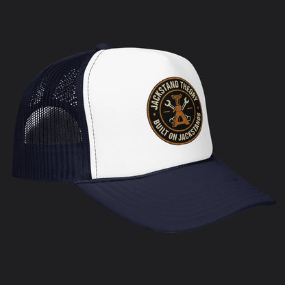 Jackstand Theory Logo Foam trucker hat - Jackstand Theory