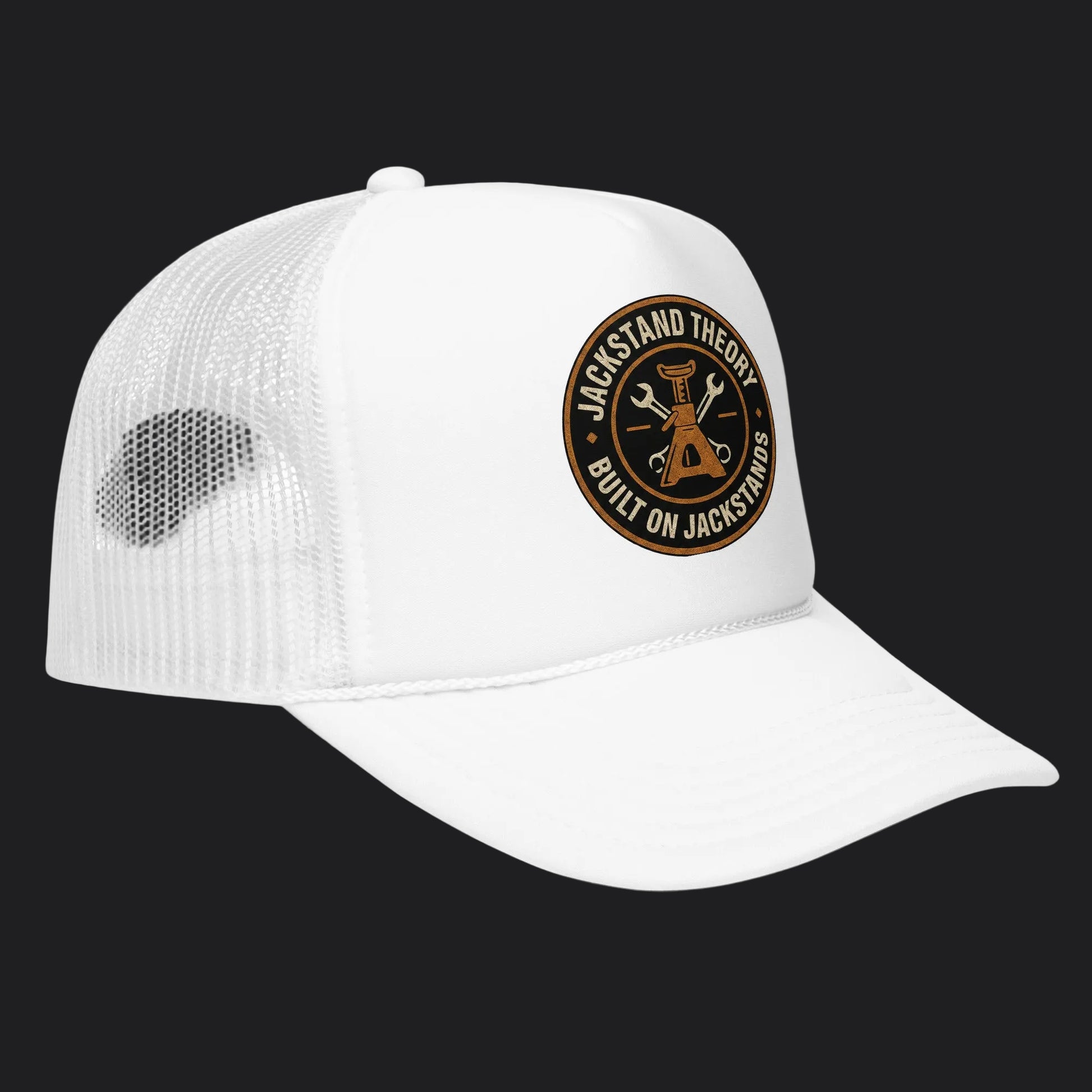 Jackstand Theory Logo Foam trucker hat - Jackstand Theory